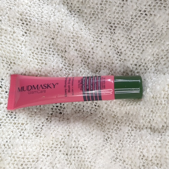 MUDMASKY Glowy Illuminating Blush Drops in Pink Martini, 15ml/0.50fl oz - Picture 1 of 5